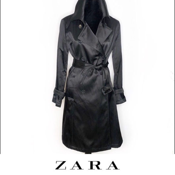 Zara Jackets & Blazers - Zara Woman black trench coat large